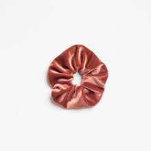 Load image into Gallery viewer, Brown Velvet Scrunchie