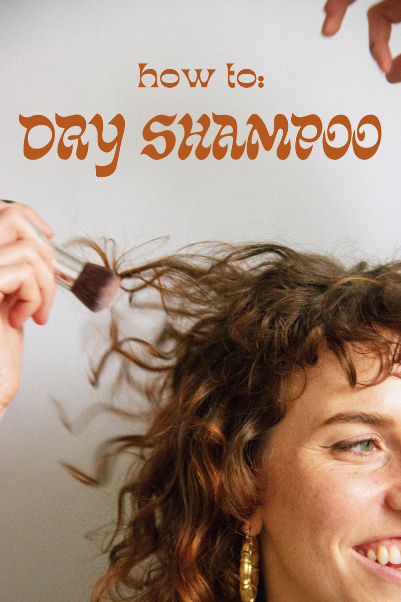 How to Apply Our Dry Shampoo rabbitbrush