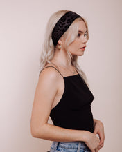Load image into Gallery viewer, Foxy Lady Black Velvet Headband
