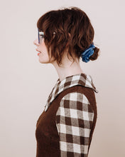 Load image into Gallery viewer, Blue Dream Velvet Scrunchie
