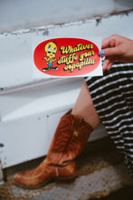 Load image into Gallery viewer, Whatever Stuffs Your Sopapilla Bumper Sticker
