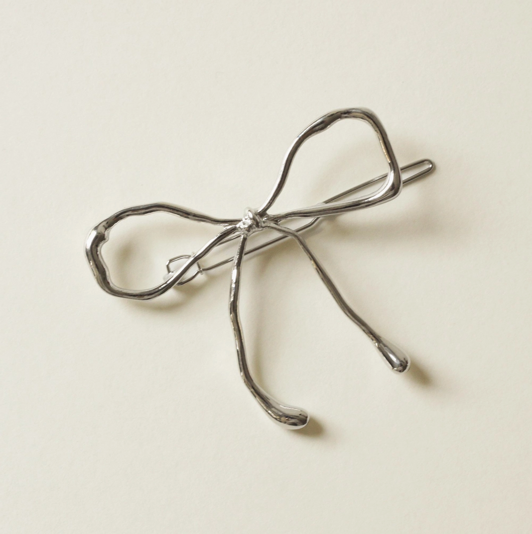 Metal Bow Barrette