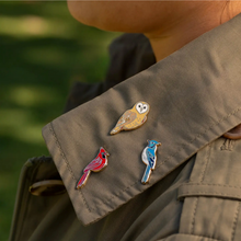 Load image into Gallery viewer, Barn Owl Enamel Pin
