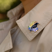 Load image into Gallery viewer, Raven Enamel Pin
