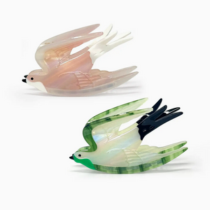 Pink Bird Hair Claw