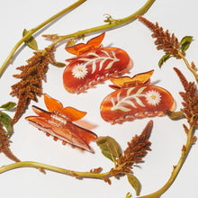 Load image into Gallery viewer, Chamomile Butterfly Hair Claw
